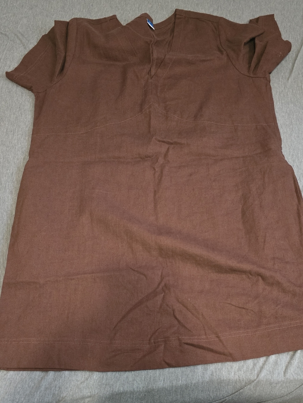 Old Navy Brown Linen Dress